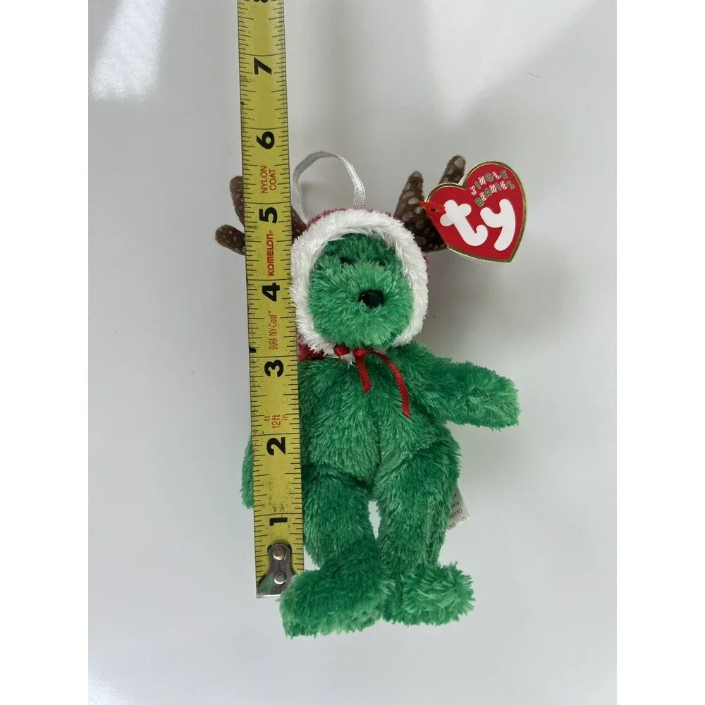 Ty Ornament 2002 HOLIDAY TEDDY the Bear Christmas Jingle Beanies 5